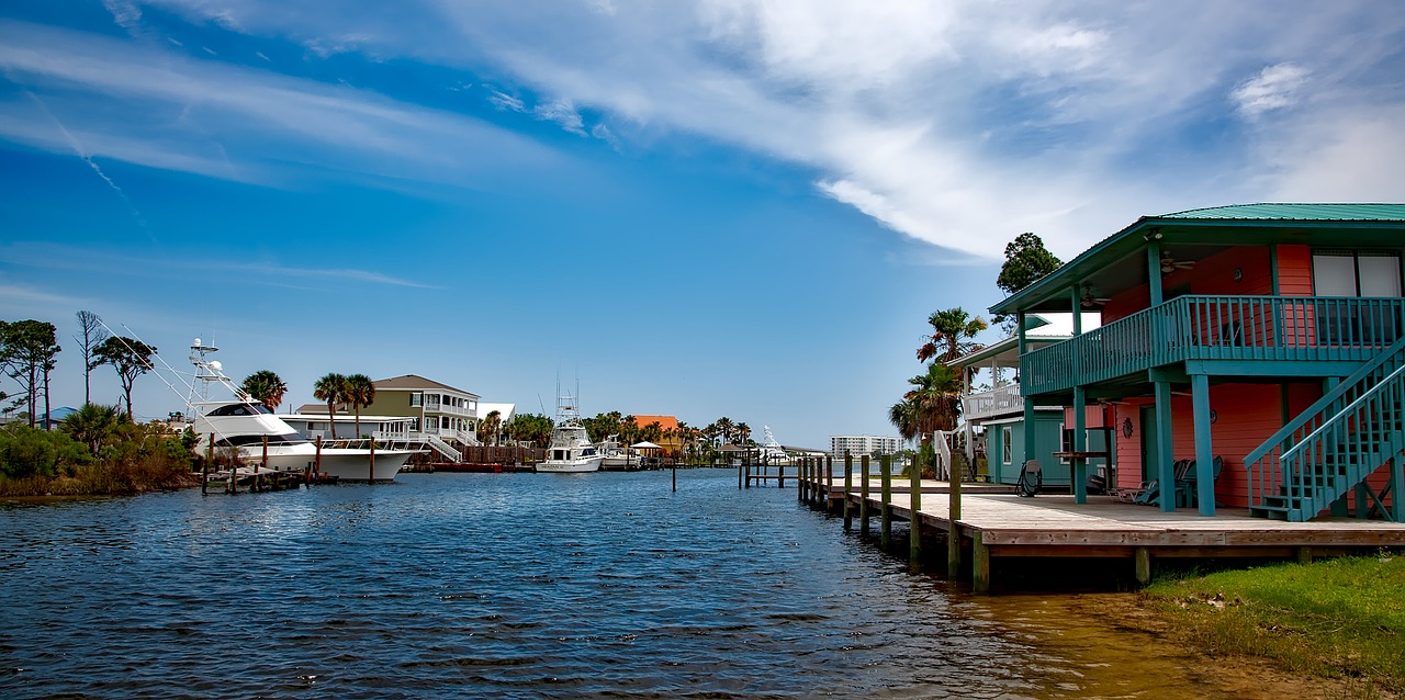 A yacht near Gulf Shores villas