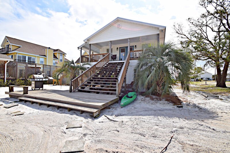 The front exterior of a Fort Morgan Rental with Pool