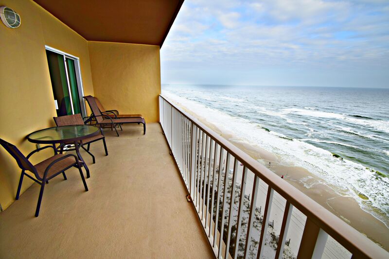 Views form the patio of one of our rentals in Gulf Shores Alabama