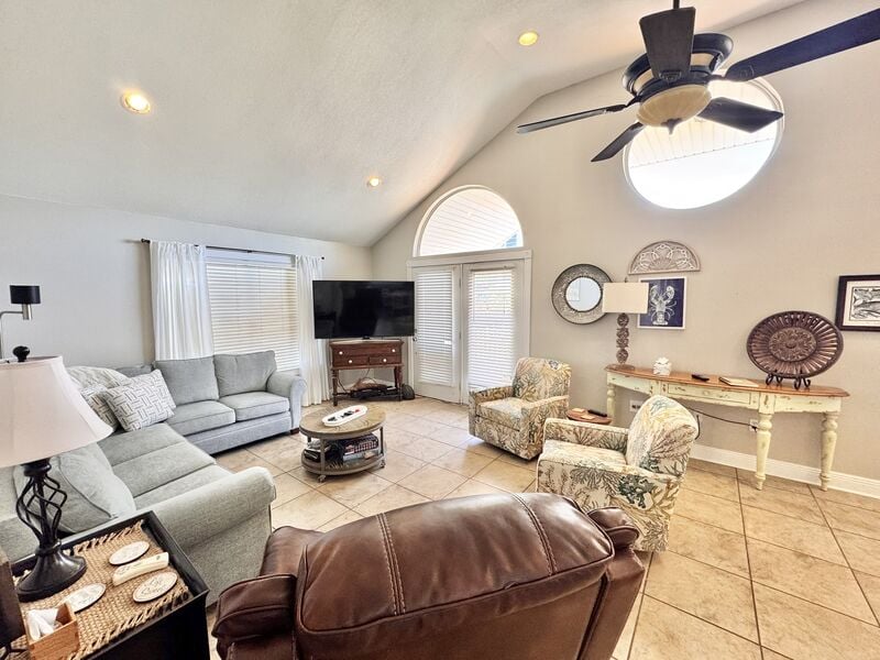 Living space in one of our Gulf Shores rentals