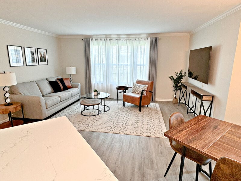 Living room in one of our Gulf Shores beach rentals